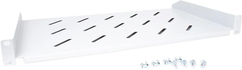Półka rackowa uniwersalna Getfort 19 cali 1U 270mm Szara