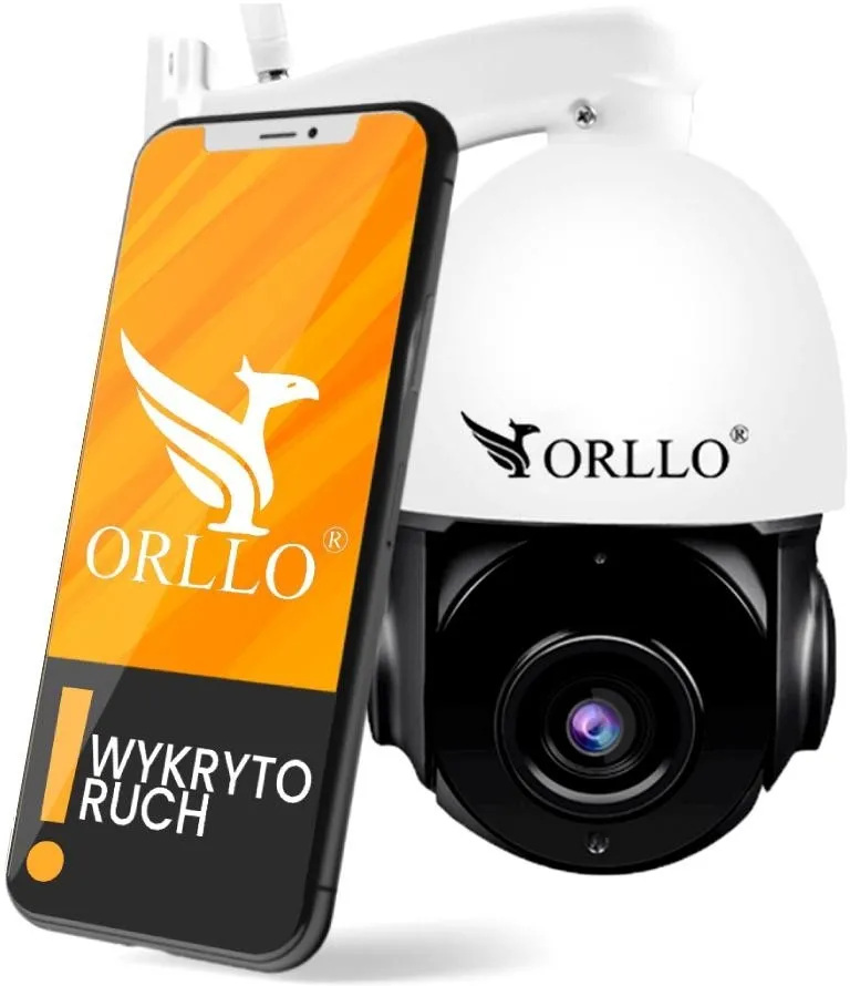 OUTLET_1: Kamera IP ORLLO Z18 obrotowa zewnętrzna SIM 4MP
