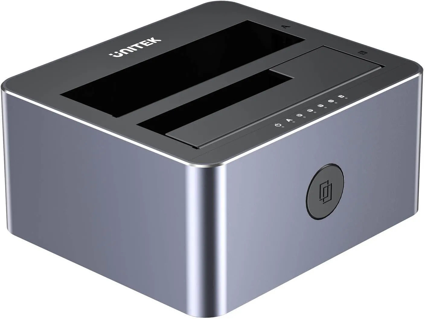 OUTLET_1: Unitek Y-3027GY01-EU Stacja klonująca dyski 2 x SATA 2,5"/3,5" USB-C 10Gbps