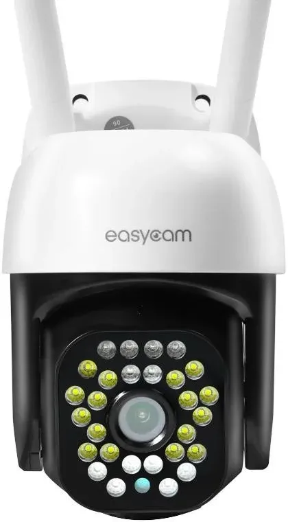 Kamera IP EasyCam obrotowa zewnętrzna WiFi LED 35m Tuya 8MP 4 x zoom EC-8PT12L16IR-AI