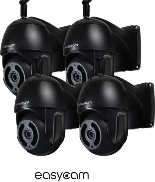 Zestaw kamer IP EasyCam 2x EC-8PT8IR-B i 2x EC-4PT8IR-B