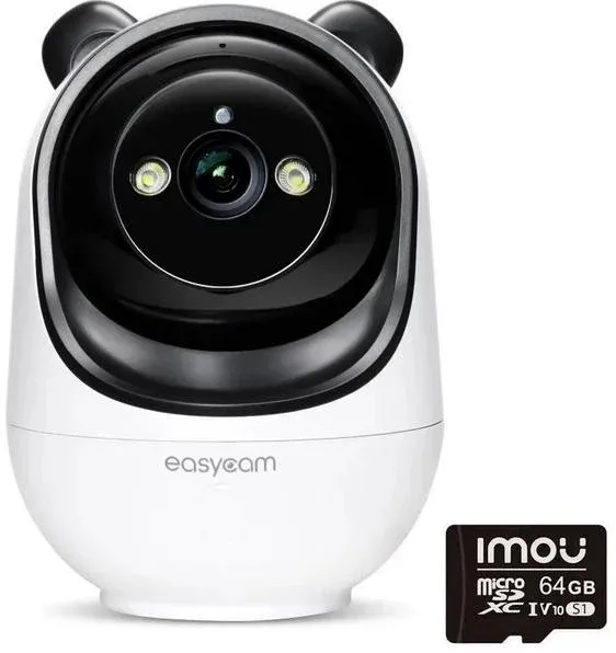 Kamera IP EasyCam wewnętrzna obrotowa EC-3PT2DL-U z kartą pamięci 64GB