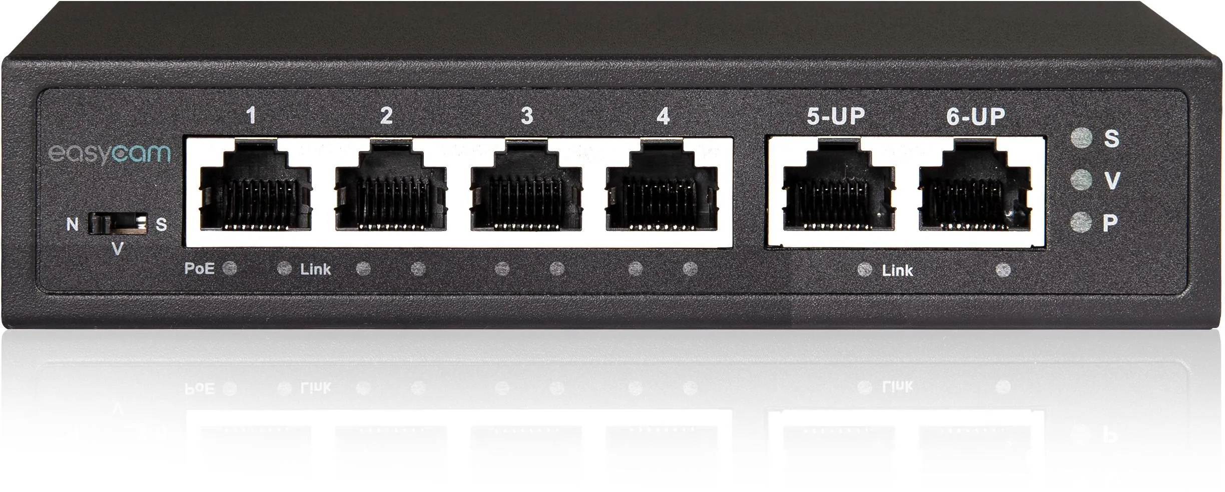 Switch PoE EasyCam 4+2