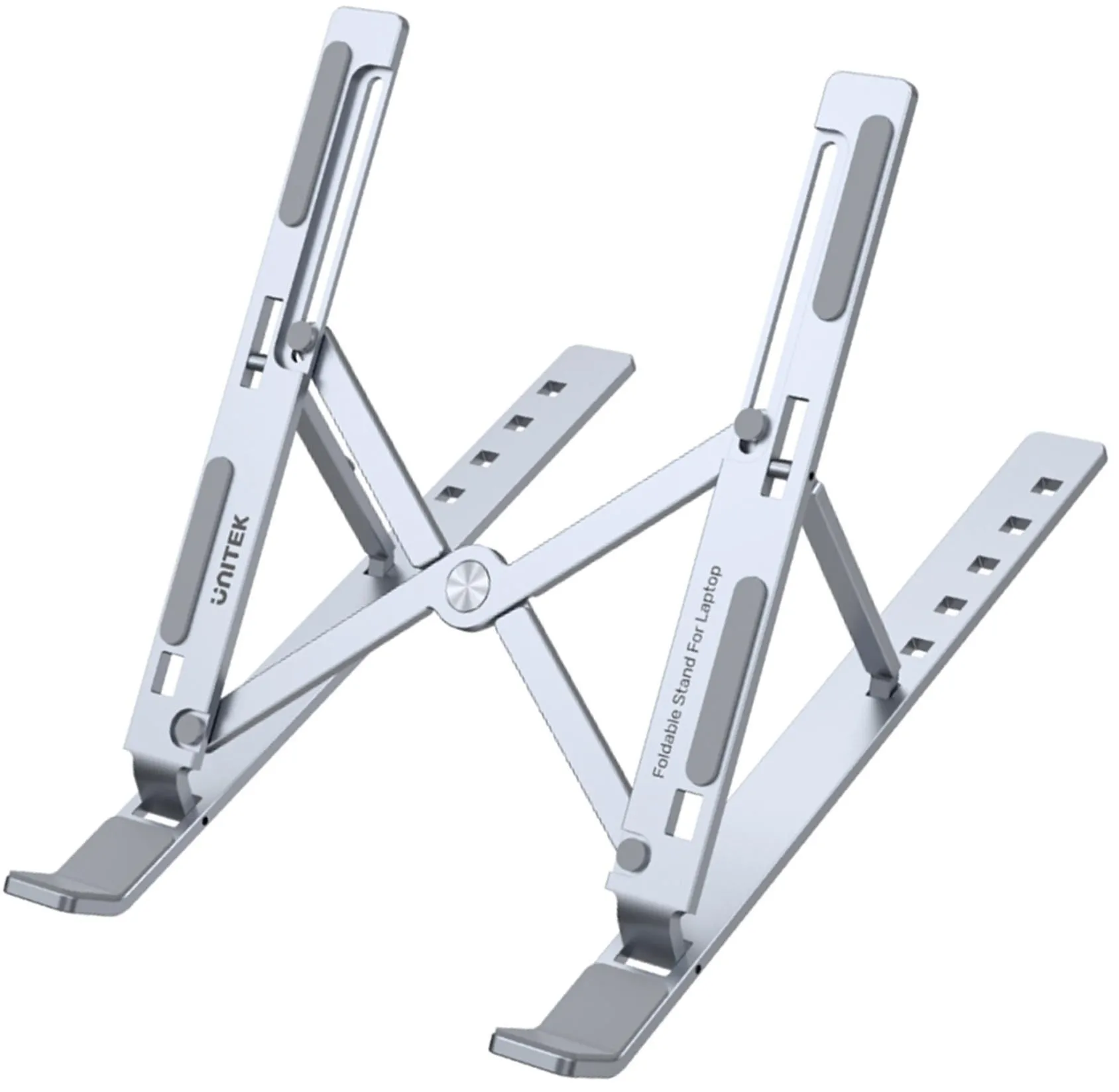 Unitek Podstawka pod laptopa, składana, aluminium