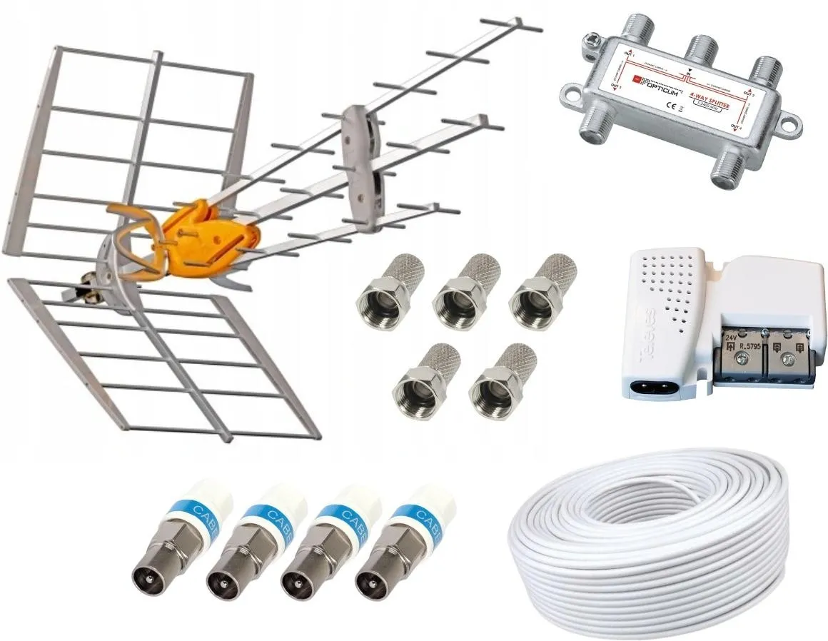 Zestaw antenowy do domu Televes DAT HD MIX TFORCE UHF/VHF