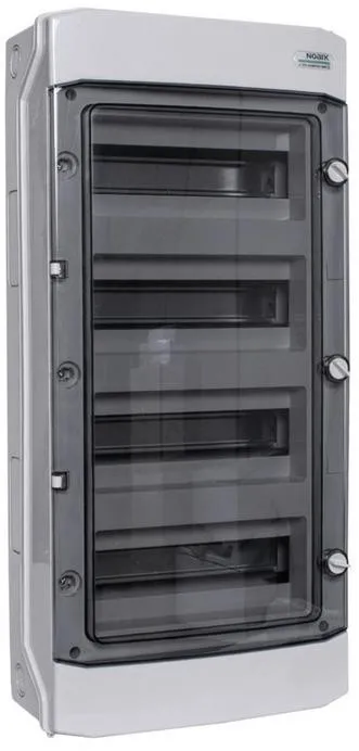PLASTIKOWA OBUDOWA INSTALACYJNA Natynkowa IP65 4X12 modułów. PHS 48T NOARK 110814