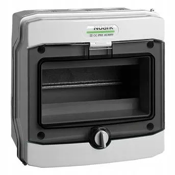 PLASTIKOWA OBUDOWA INSTALACYJNA Natynkowa IP65, 1x6 modułów. PHS 6T NOARK 113262