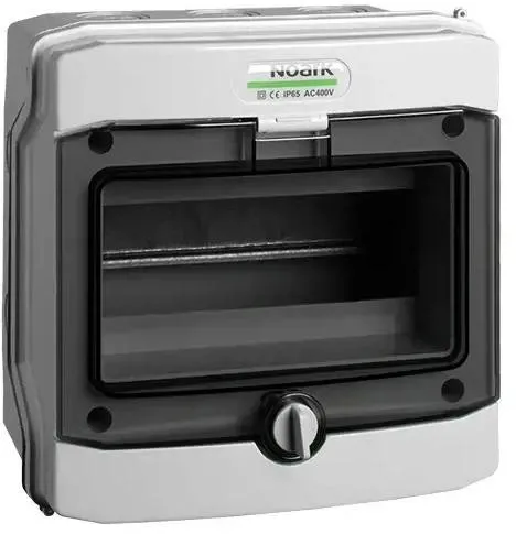 PLASTIKOWA OBUDOWA INSTALACYJNA Natynkowa IP65 1X8 modułów. PHS 8T NOARK 101493