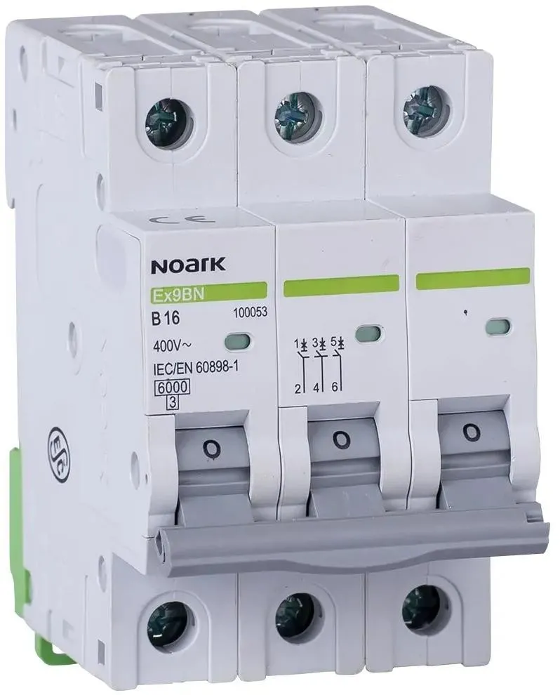 WYŁĄCZNIK NADPRĄDOWY 6 KA, B, 10A, 3P, Ex9BN 3P B10 Noark 100051