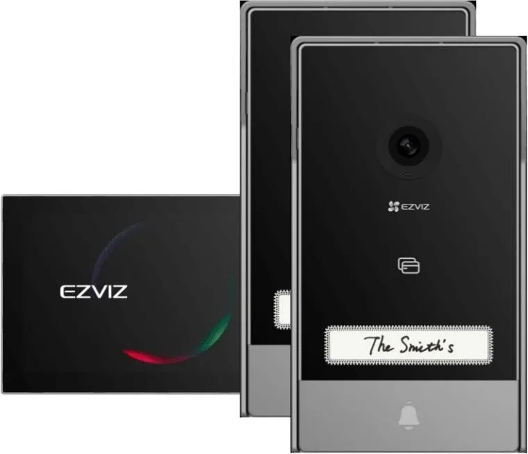 Zestaw wideodomofonowy EZVIZ HP7 z dwoma panelami bramowymi