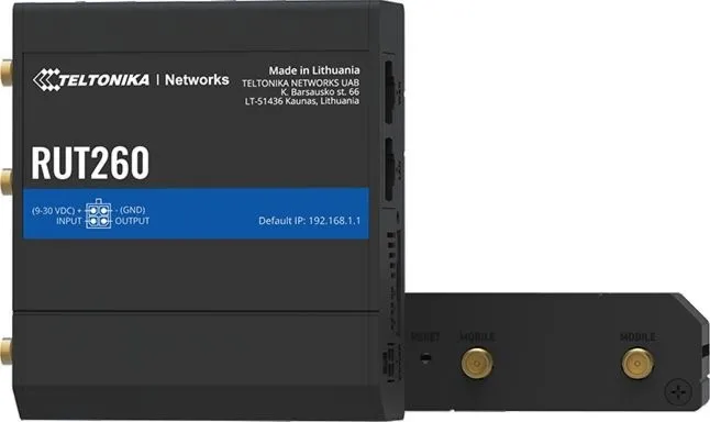 Teltonika RUT260 router przemysłowy 4G / LTE (RUT260000000)