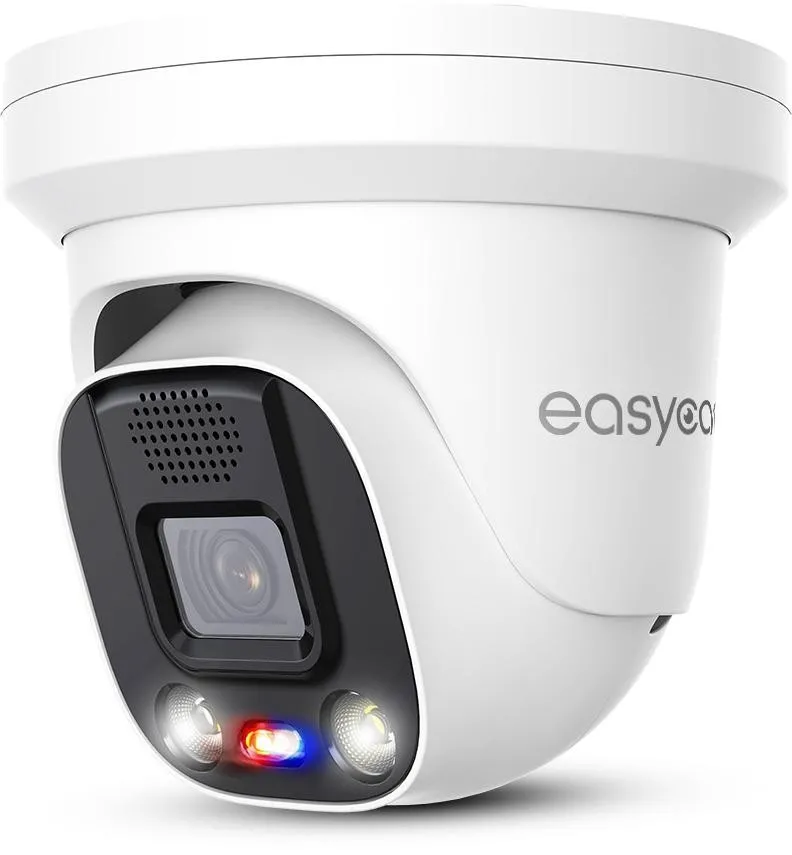 Zestaw monitoringu Easycam z 2 kamerami EC-IP-D5MP40DLT 5MPx z aktywnym odstraszaniem