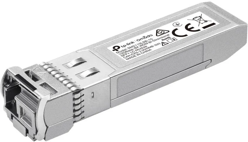 MODUŁ SFP+ TP-LINK SM5110LSB-10 Omada 10Gbase-BX Single-Mode WDM Bi-Directional SFP+