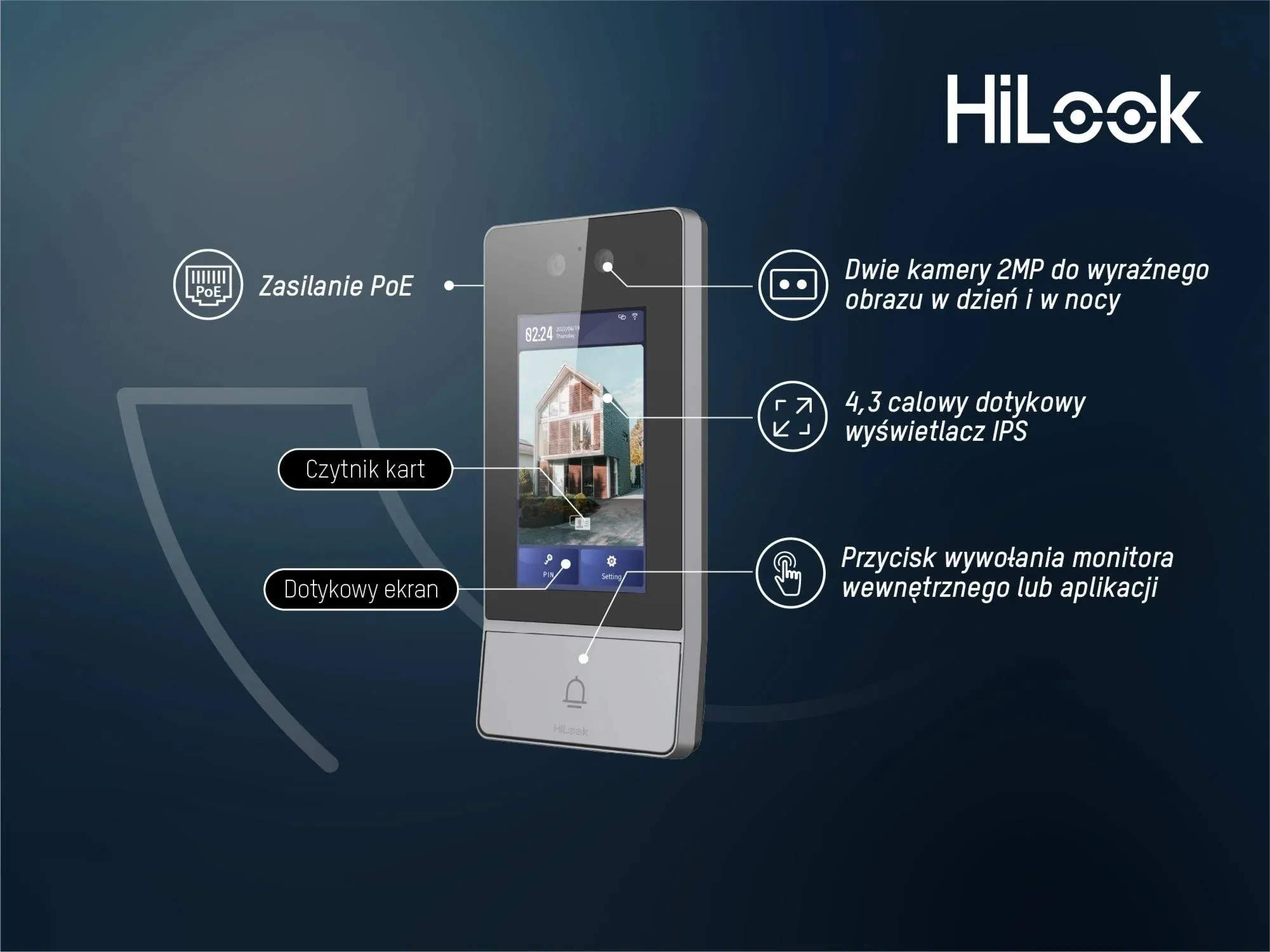 Zestaw wideodomofonowy IP Hilook by Hikvision IP-VIS-Ultra