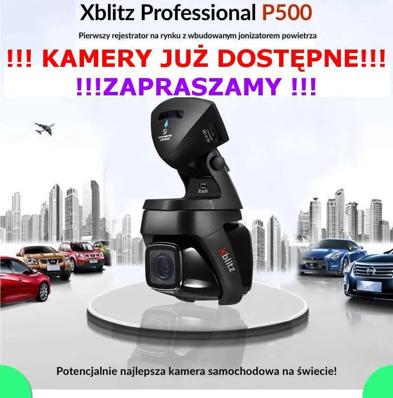 XBLITZ Professional P500 - rejestrator jazdy kamera samochodowa