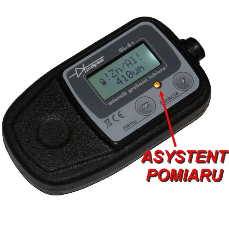 Miernik lakieru GL-6+0-2100µm stal stal ocynkowanaaluminiumzdefiniowanie innej