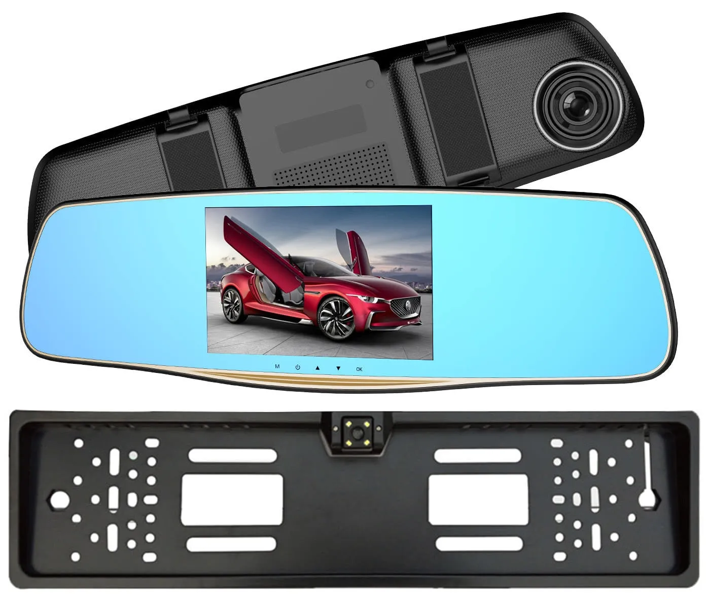 SIV M13 Dual - kamera samochodowa przód tył oraz cofania!