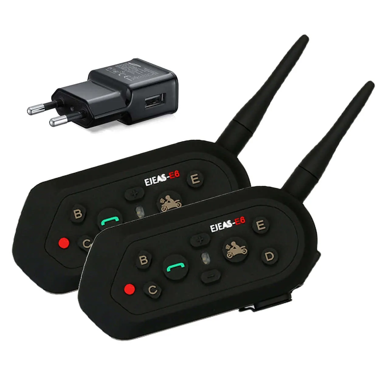 EJEAS E6 interkom motocyklowy podwójny