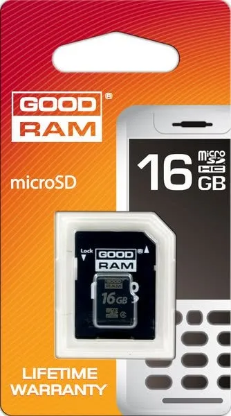 Karta microSD z adapterem 16GB klasa 4 GOODRAM