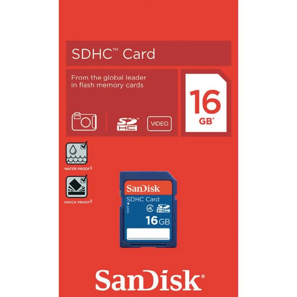 Karta pamięci SDHC 16GB SANDISK klasa 4