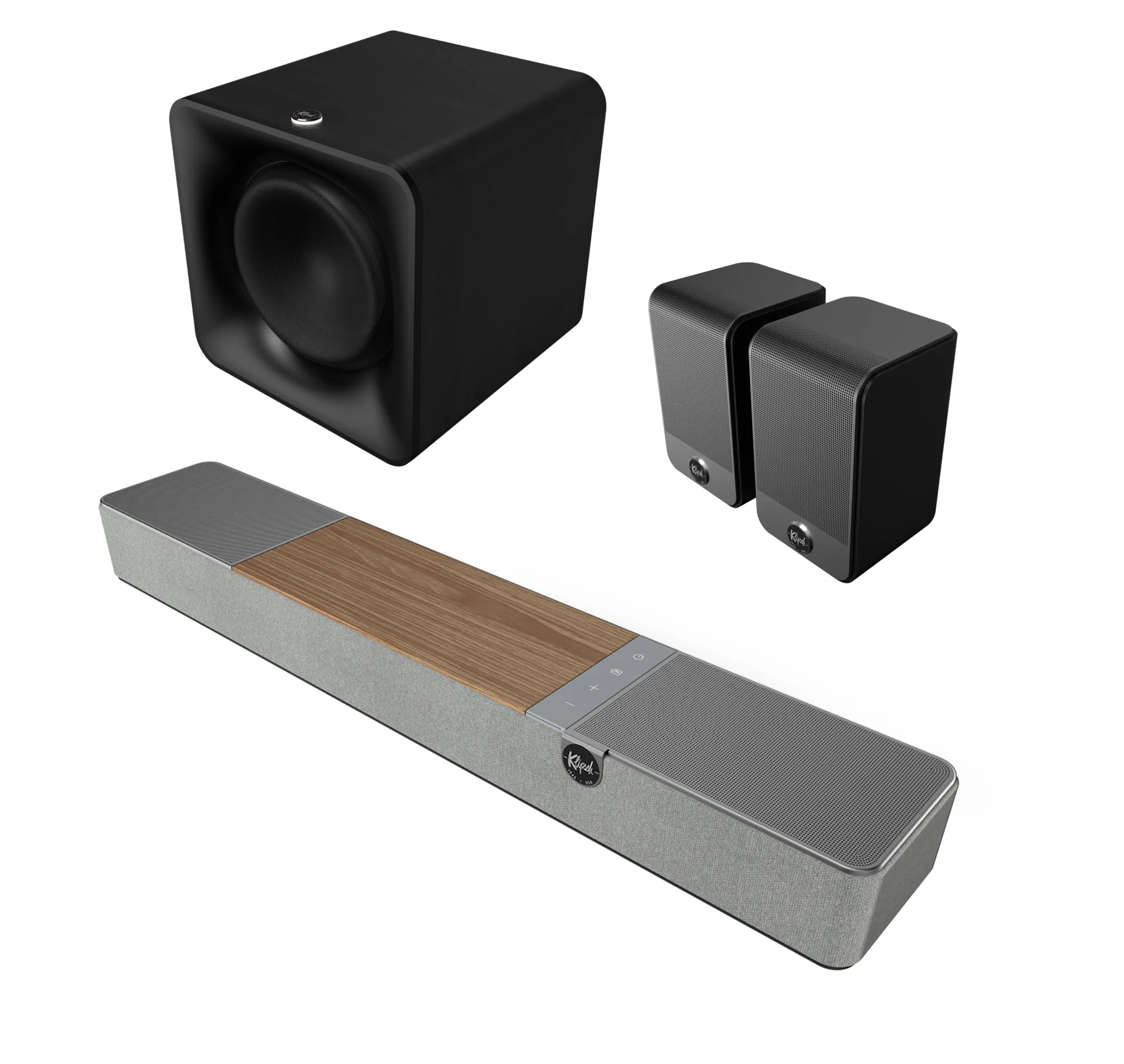 Bezprzewodowy Zestaw kina domowego KLIPSCH FLEXUS 100 Kolor: Orzech