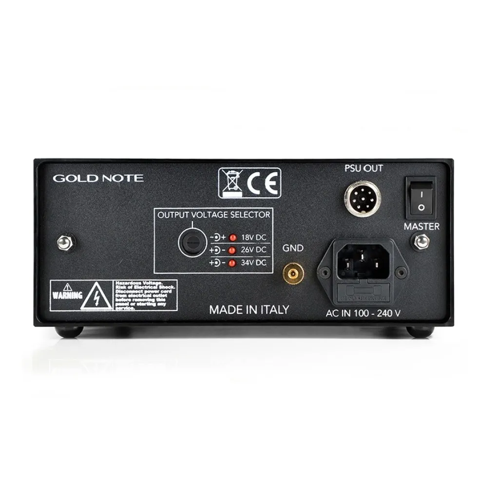 Zasilacz do gramofonów Gold Note PST-10 Kolor: Srebrny