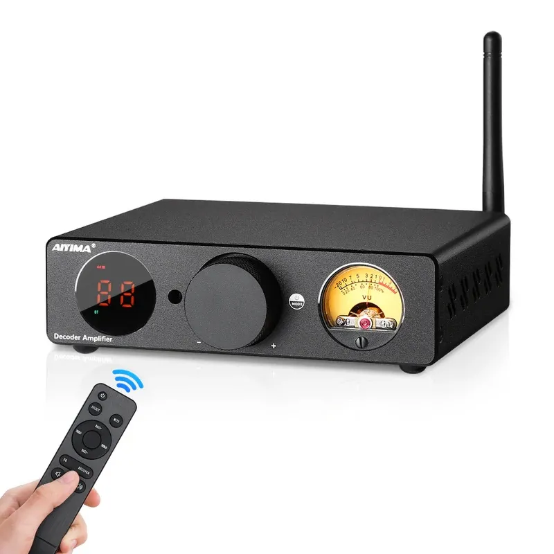 AIYIMA Przetwornik DAC ze wzmacniaczem (Decoder Amplifier) z dedykowanym zasilaczem