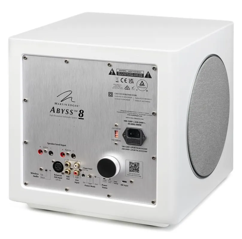 Subwoofer aktywny MARTIN LOGAN Abyss 8 Kolor: Biały