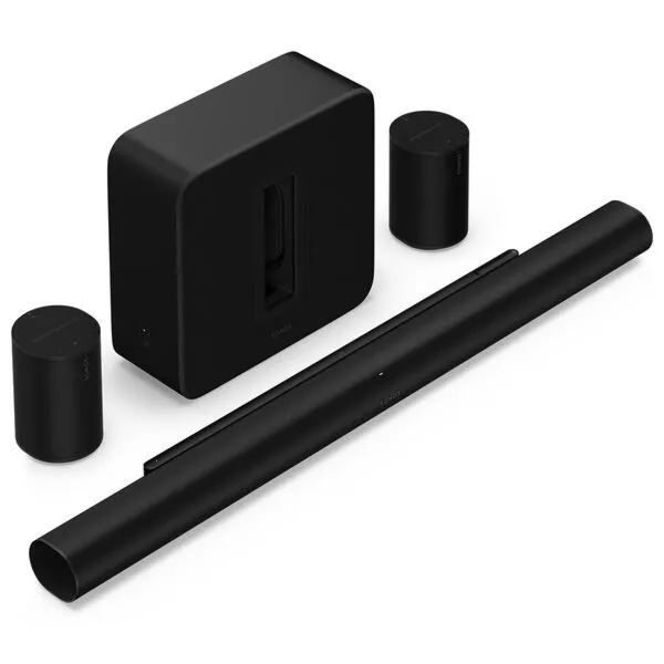 Zestaw Sonos ARC ULTRA + 2 x ERA 100 + SUB 4 Kolor: Czarny