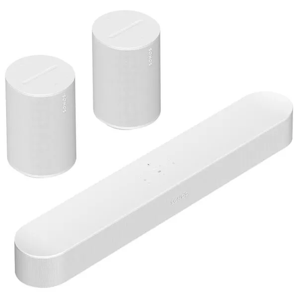 Zestaw Sonos BEAM + 2 x ERA 100 Kolor: Biały