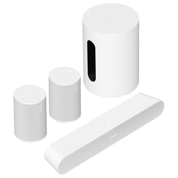 Zestaw Sonos RAY + 2 x ERA 100 + SUB MINI Kolor: Biały