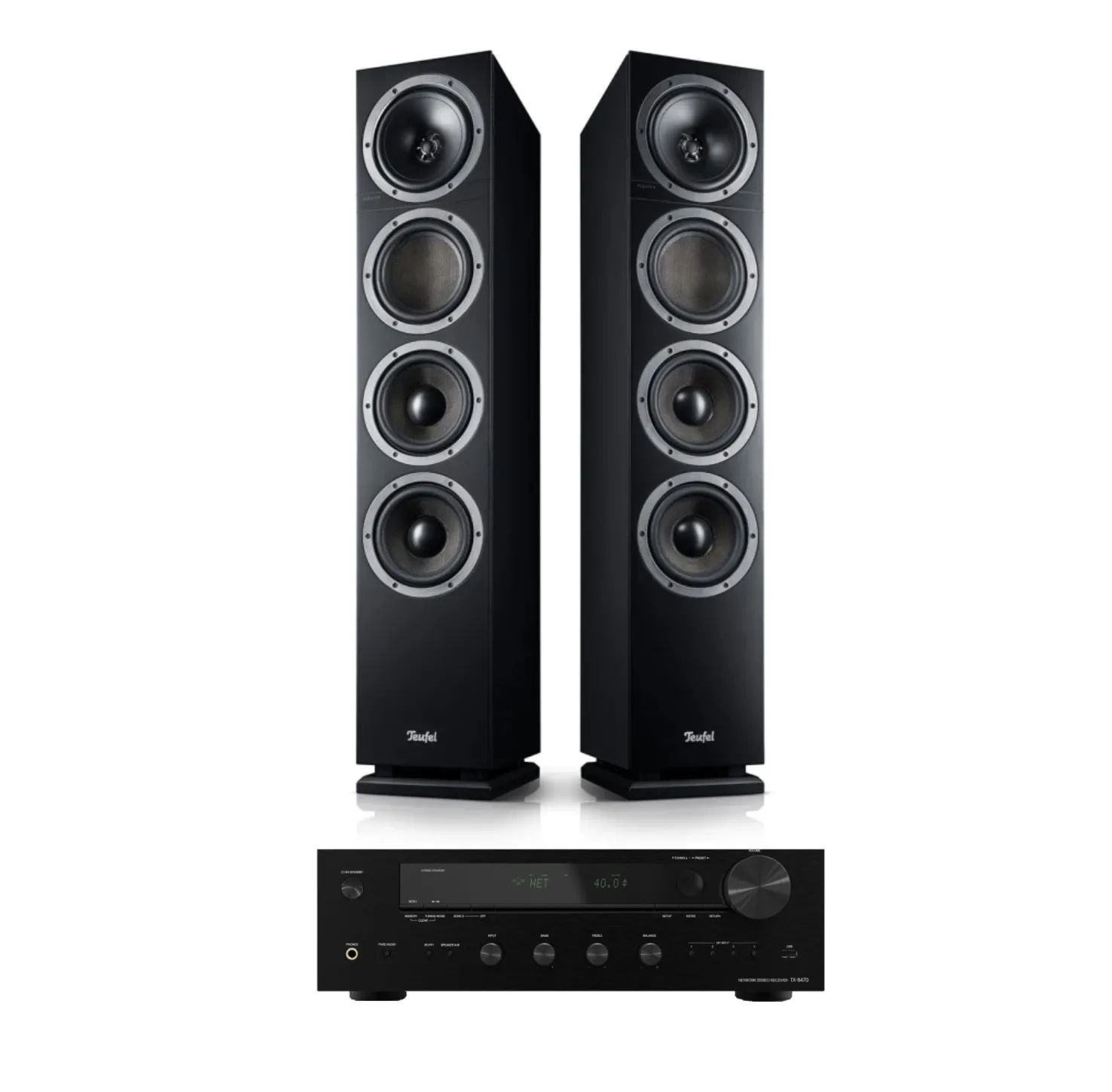 Teufel Theater 500 + Onkyo TX-8470