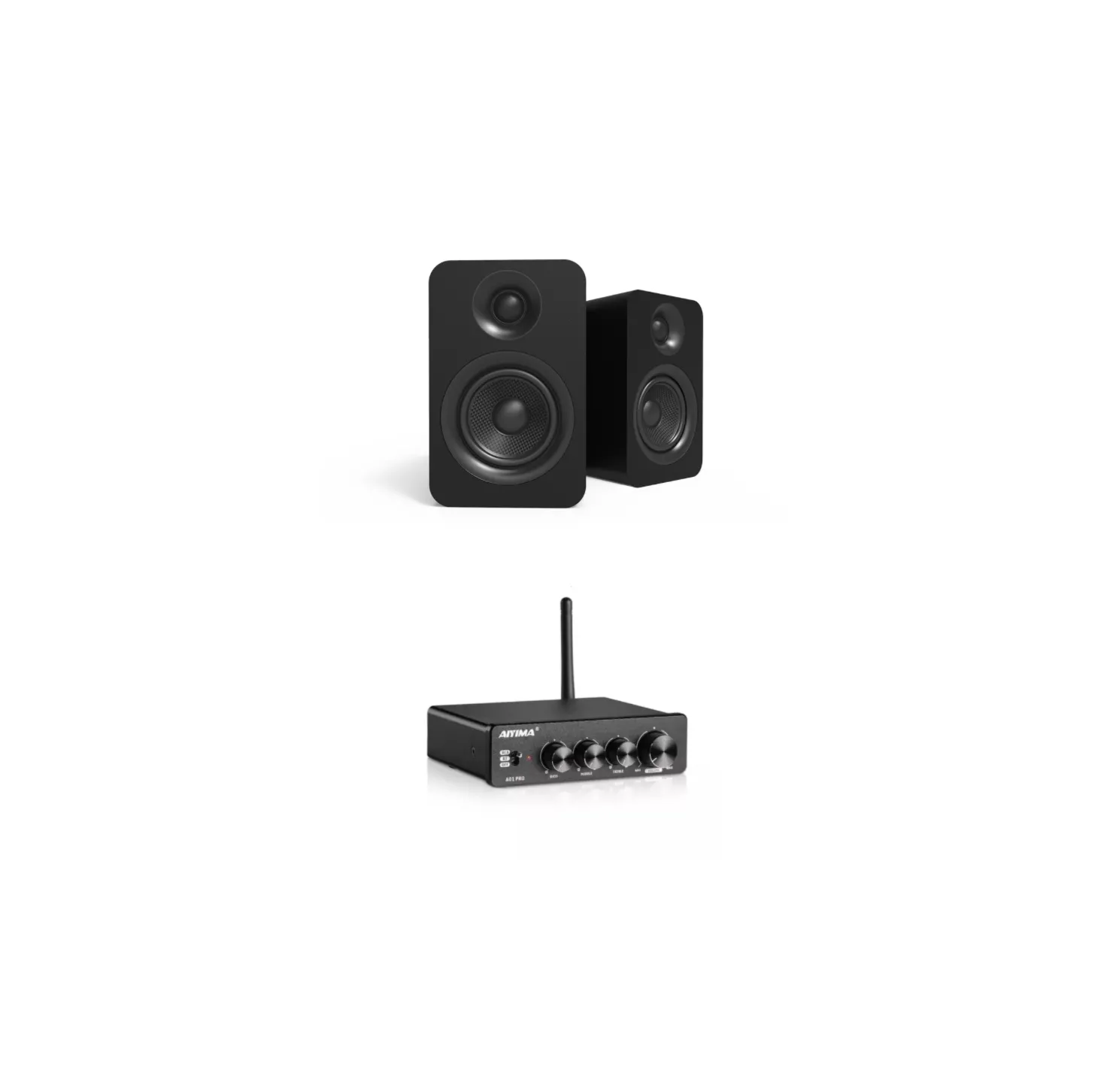 Kanto YU4 Passive + AIYIMA A01 PRO Power Amplifier BT