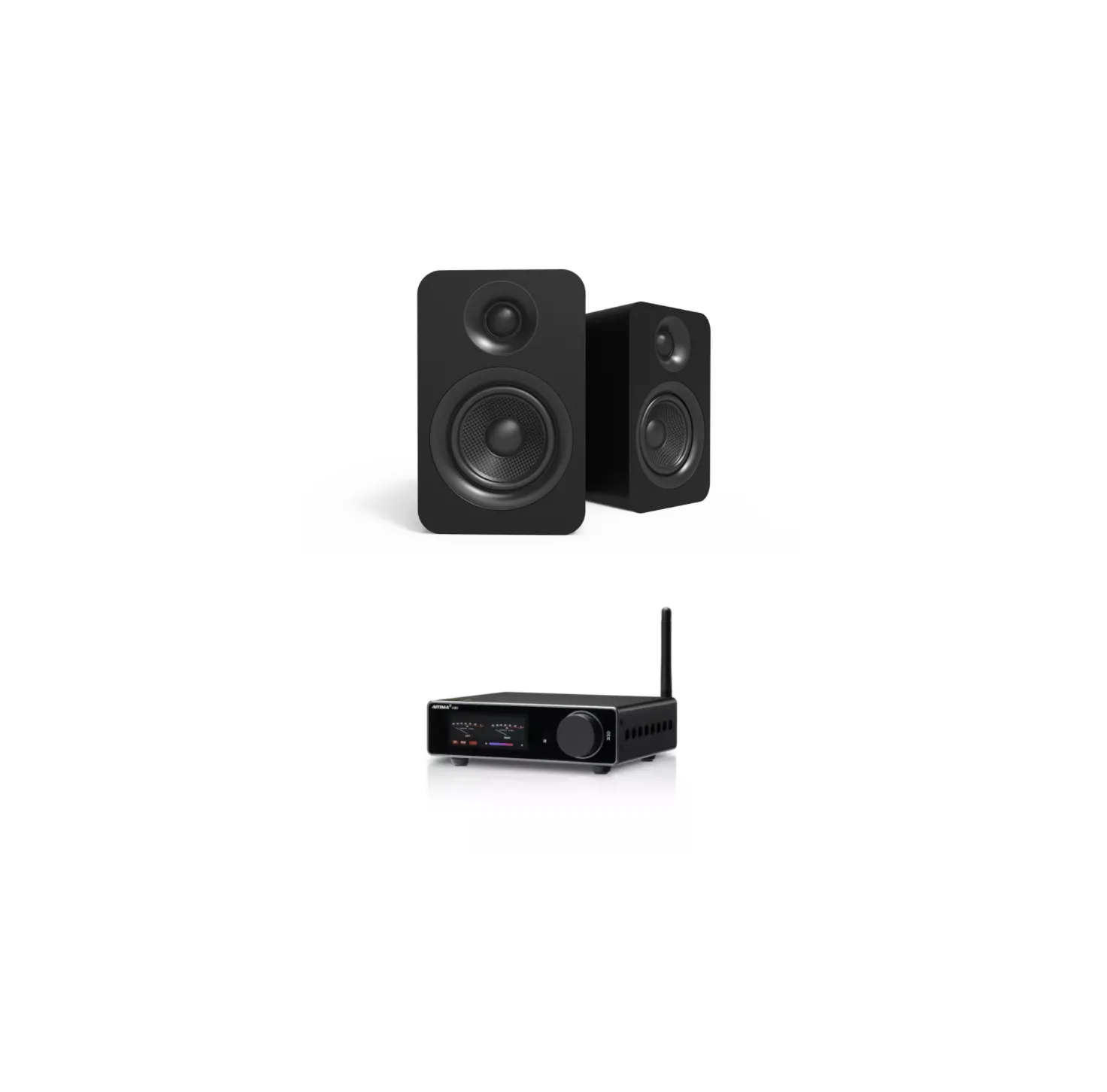 Kanto YU6 Passive + AIYIMA A80 Power Amplifier DAC - All in One