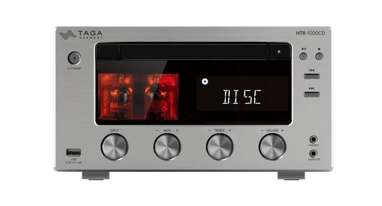 Hybrydowy system audio z CD Taga Harmony HTR-1000CD v.3 Kolor: Srebrny
