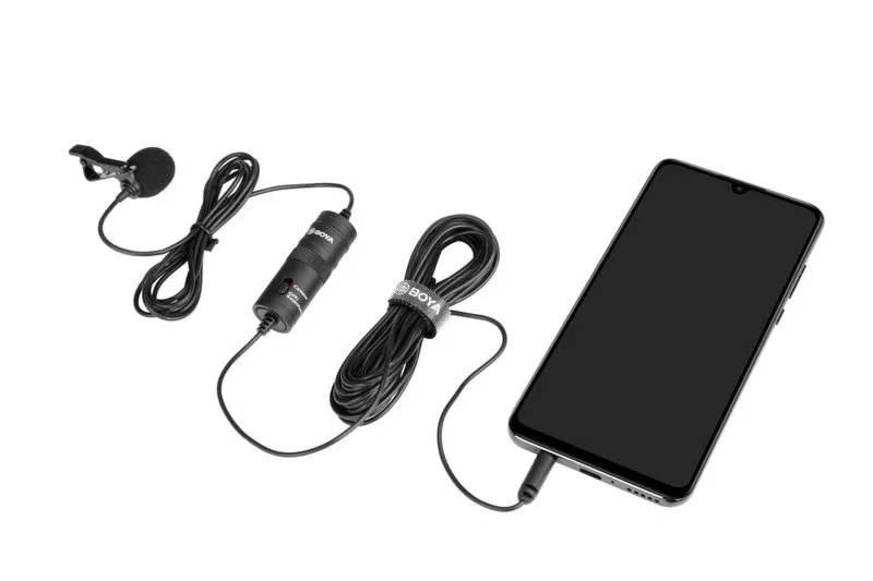 Mikrofon krawatowy BOYA BY-M1 Model: BY-M1S