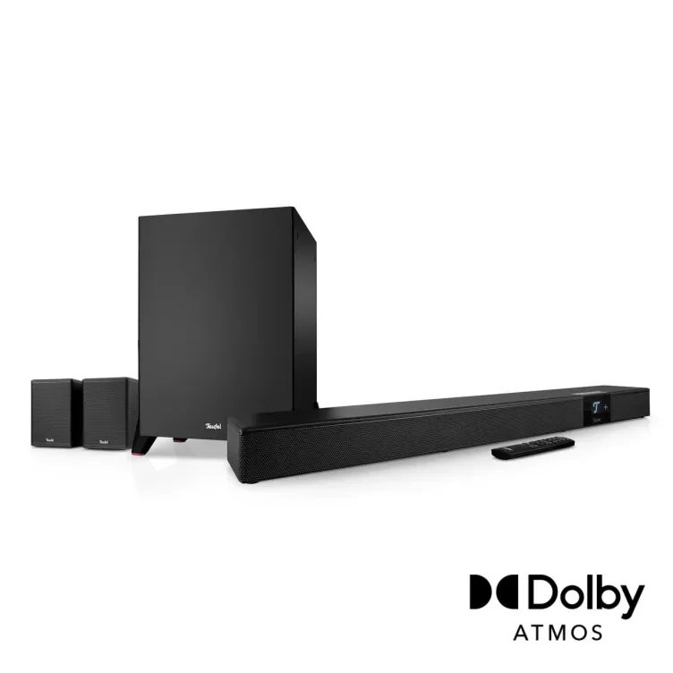Zestaw Teufel CINEBAR 22 Surround Power Edition dla Dolby Atmos "7.1-Set" Kolor: Czarny