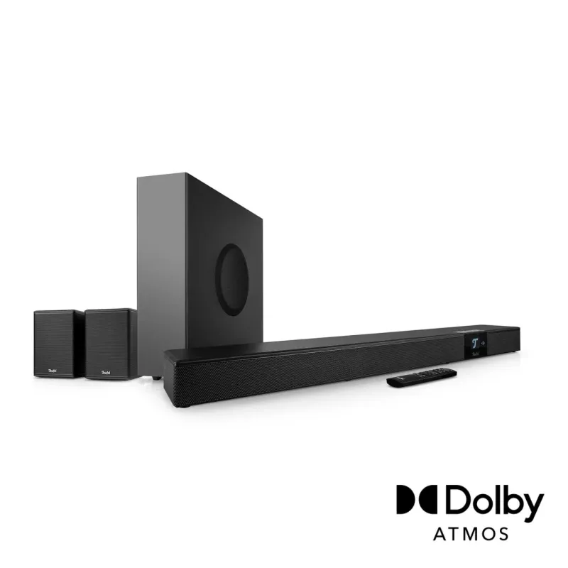 Zestaw Teufel CINEBAR 22 Surround dla Dolby Atmos "7.1-Set" Kolor: Czarny