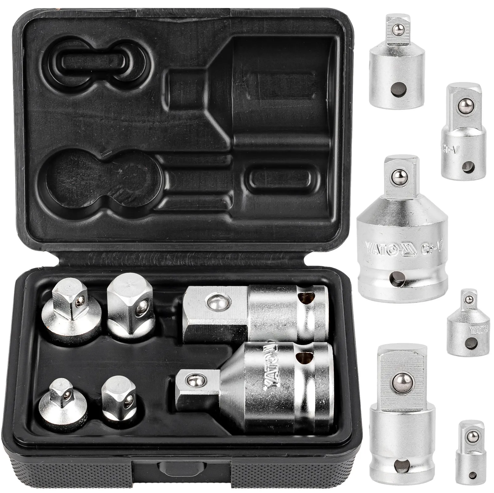 Redukcje zestaw redukcji 1/4 1/2 3/8/ 3/4 6el YATO