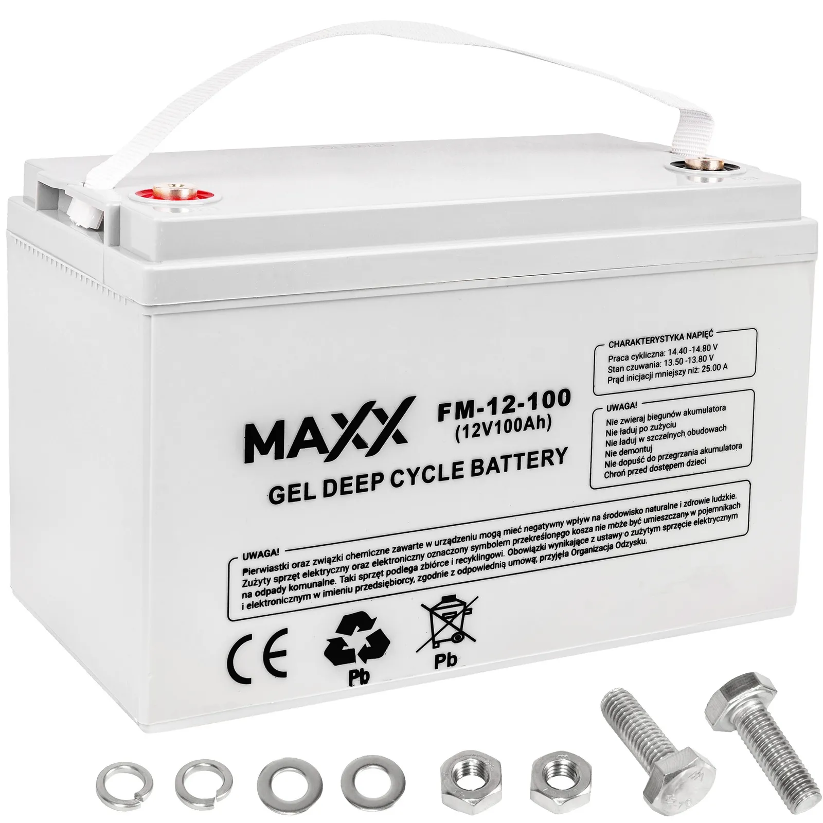 Akumulator żelowy DEEP CYCLE MAXX 100Ah 12V