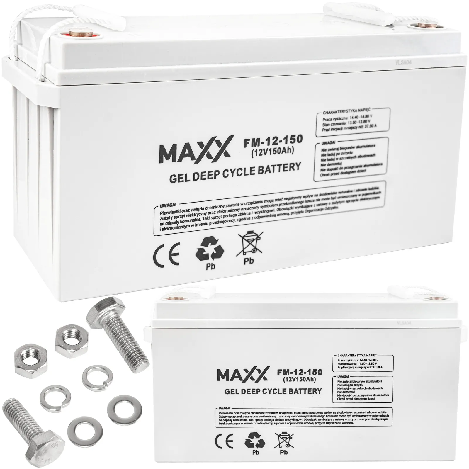 Akumulator żelowy DEEP CYCLE MAXX 150Ah 12V