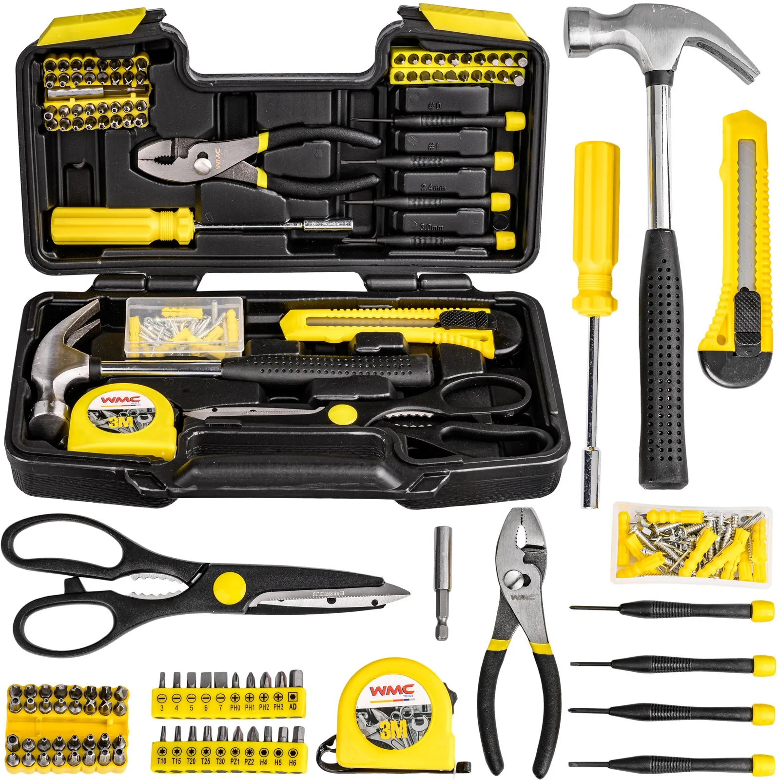 Zestaw narzędziowy 142 elementów WMC