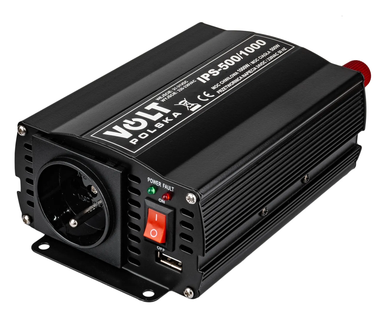 Przetwornica napięcia prądu IPS-1000 (24V/230V/1000W) VOLT POLSKA