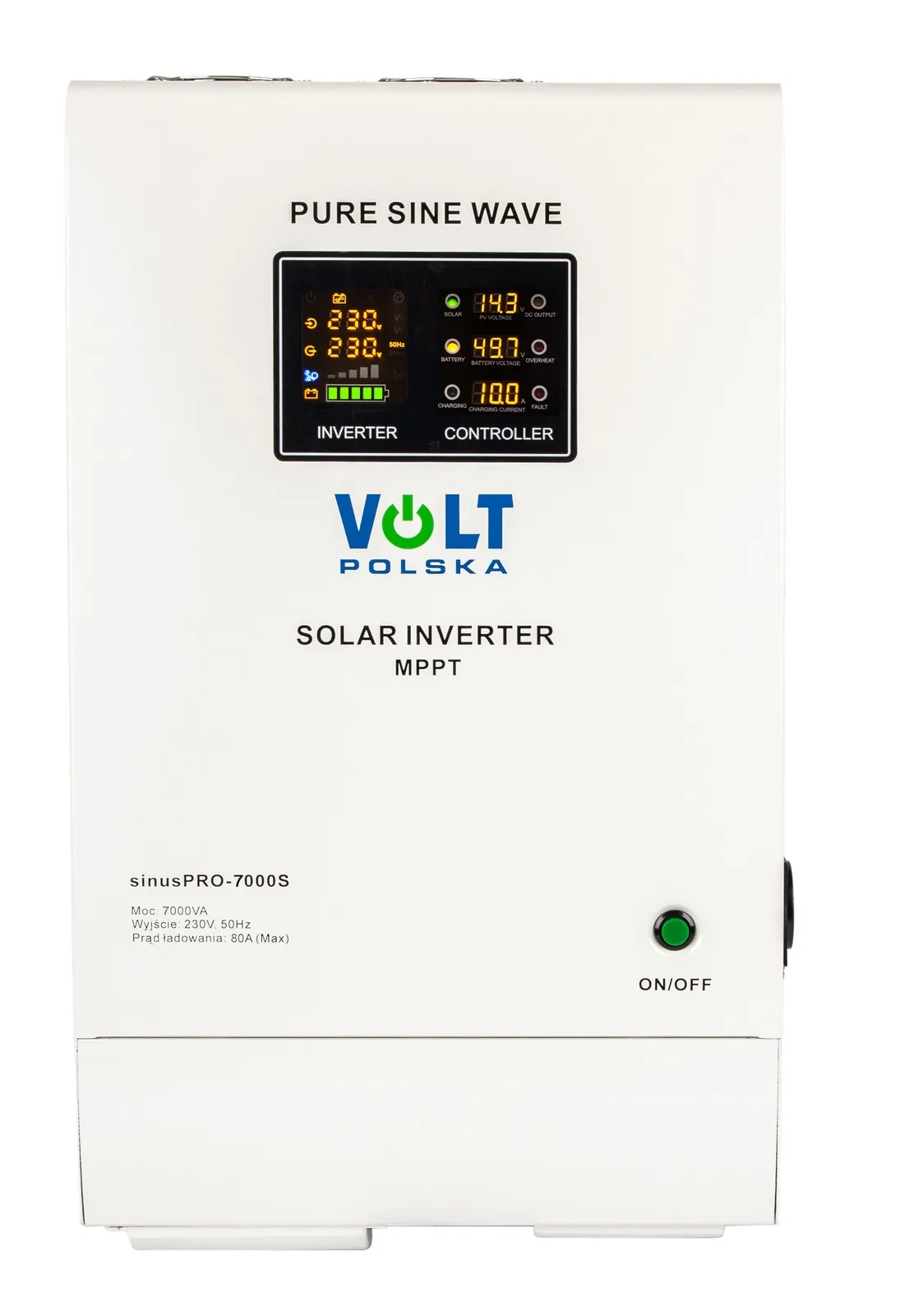 Przetwornica solarna UPS SINUSPRO 7000S (48V/7000W) VOLT POLSKA