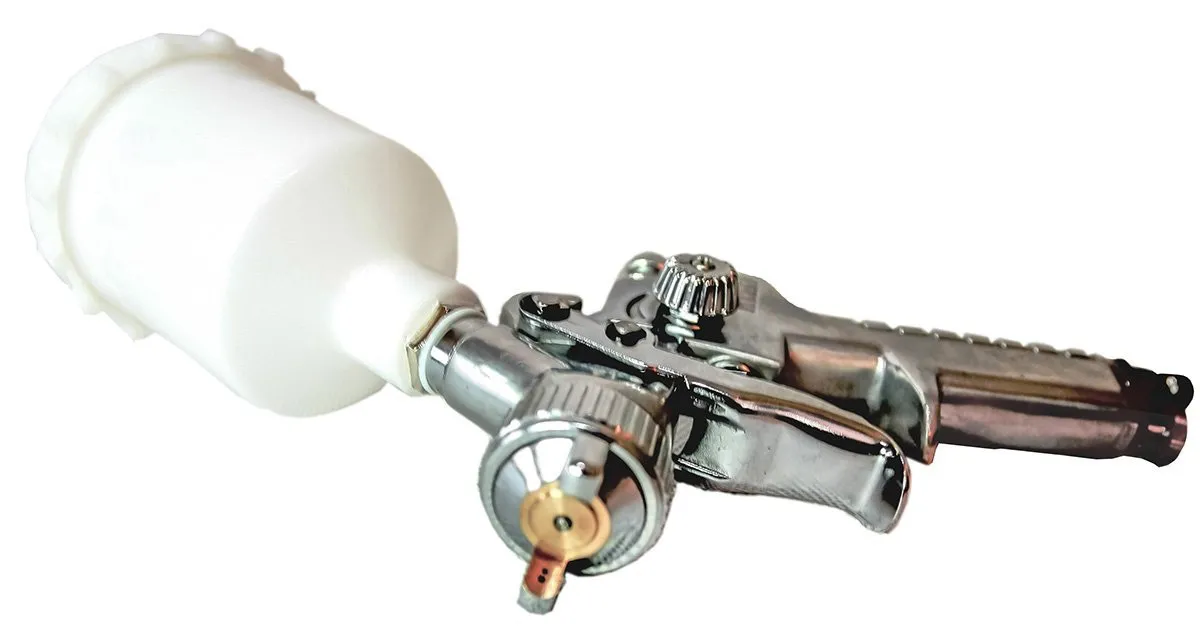 Pistolet lakierniczy górny zbiornik 125 ml SILVER