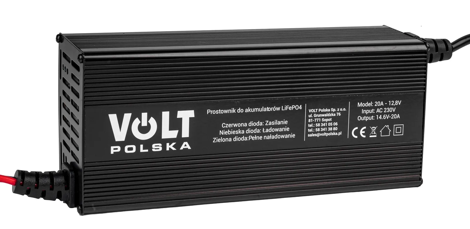 Prostownik specjalistyczny do akumulatorów LIFEPO4 20A VOLT POLSKA