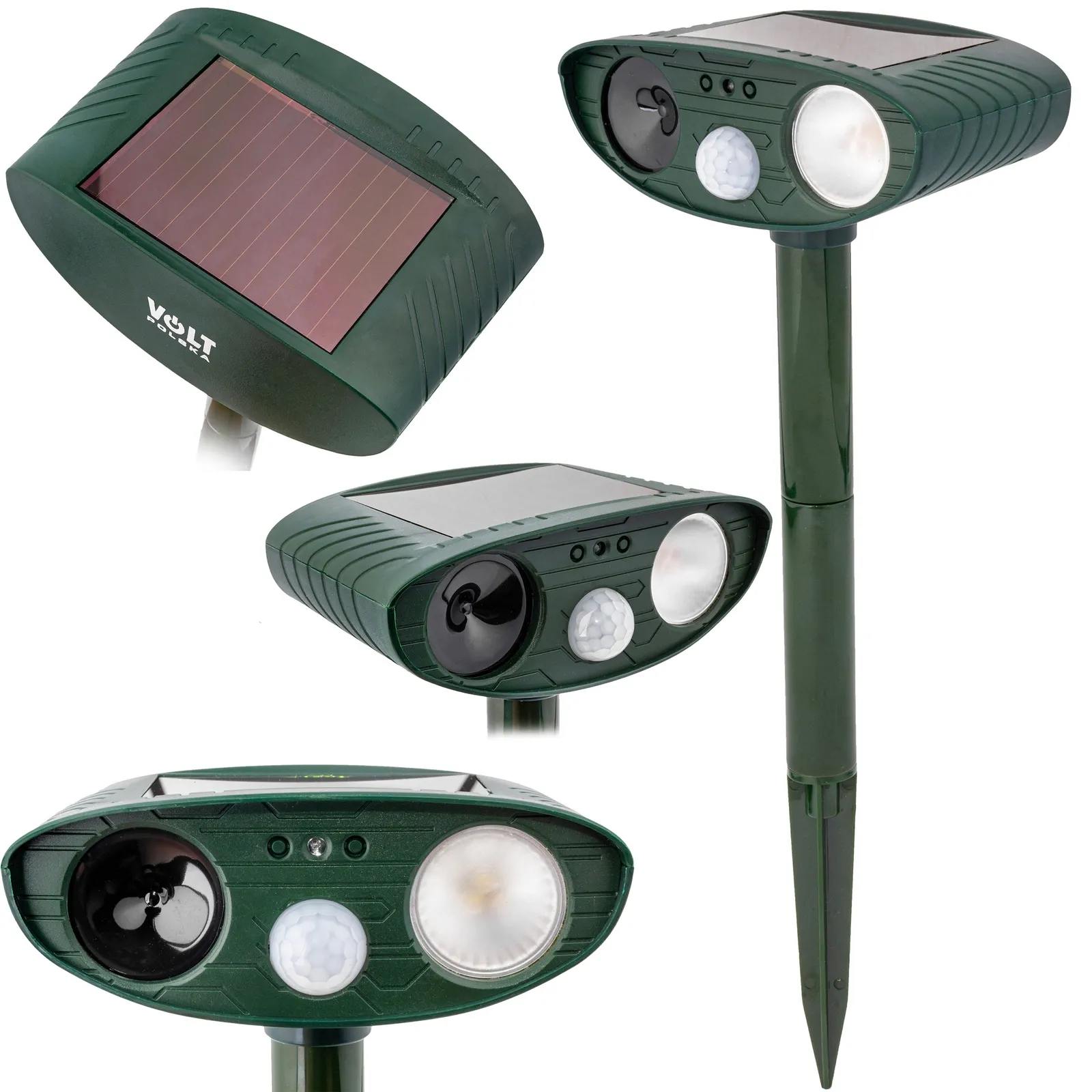 Ogrodowy solarny odstraszacz gryzoni i zwierząt (kun, myszy, szczurów kretów) DOBERMAN VOLT POLSKA