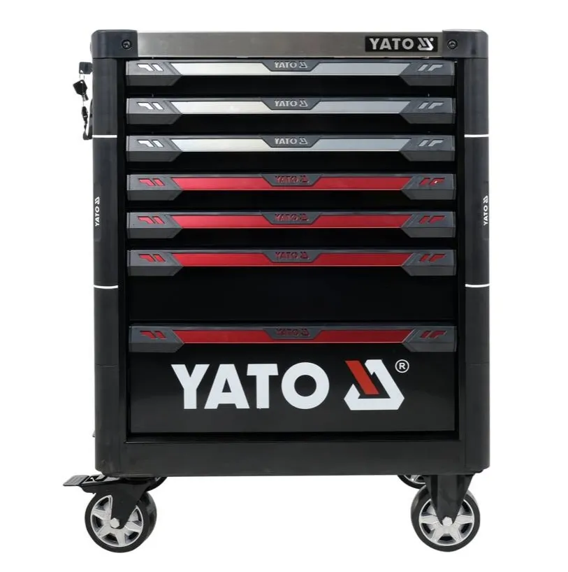 Szafka serwisowa 7 szuflad blokada otwarcia YATO