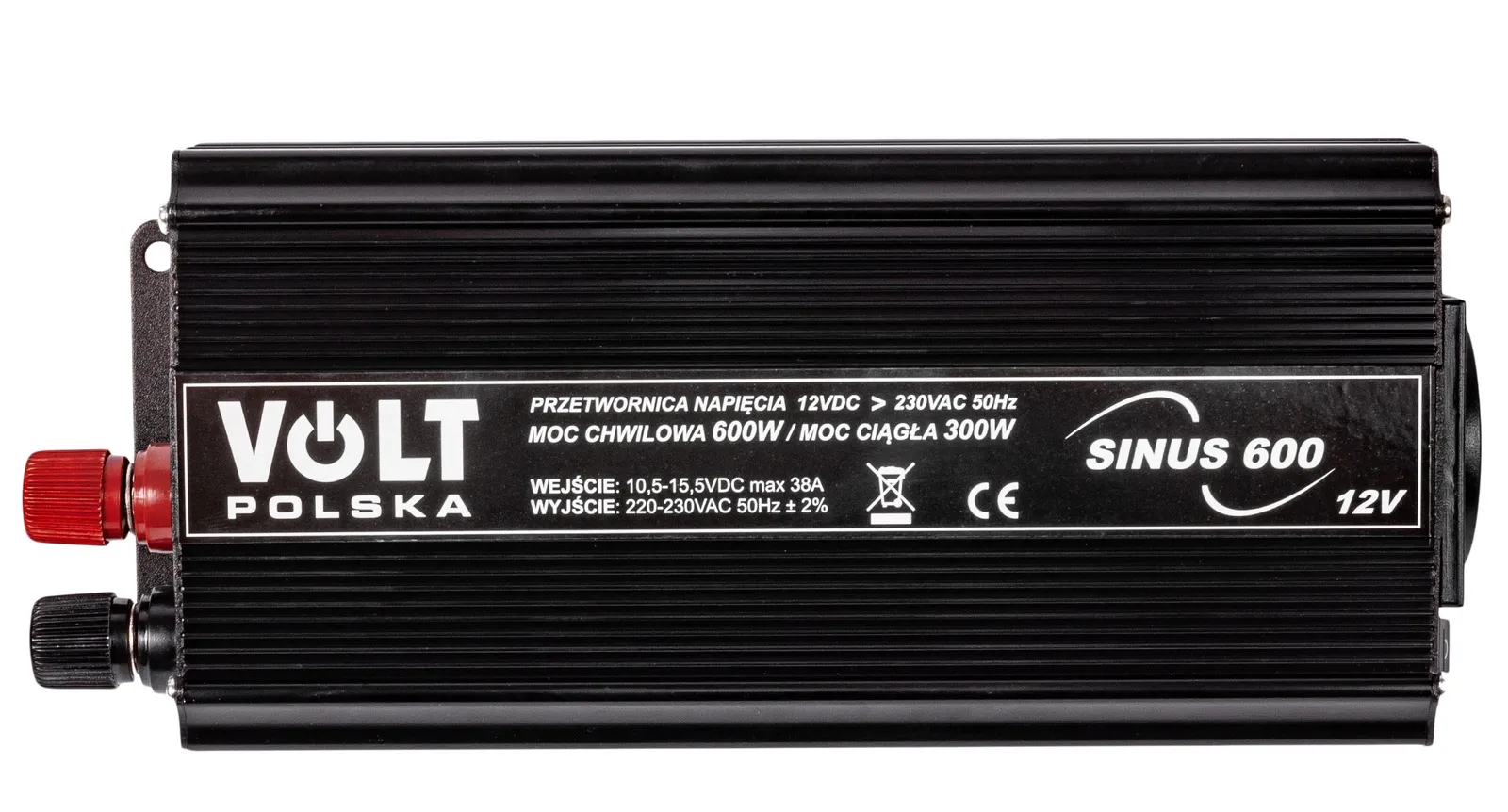 Przetwornica SINUS-300/600W (12V/230V) VOLT POLSKA