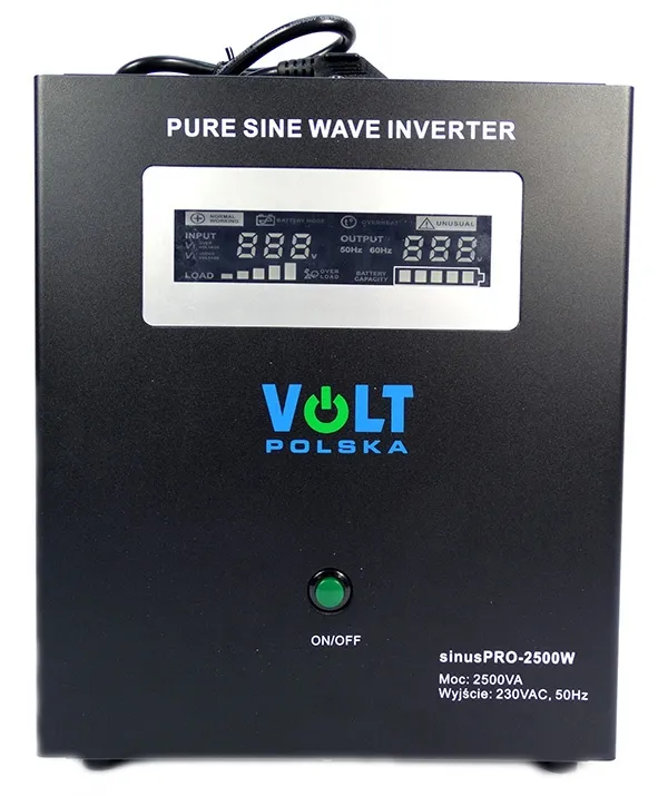 Przetwornica napięcia UPS SINUSPRO-2500W (24V/230V/2500VA) VOLT POLSKA